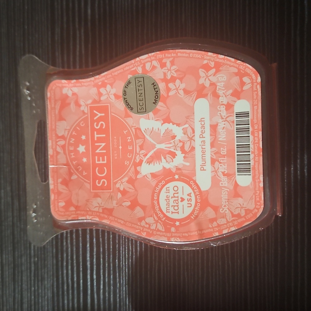 Plumeria Peach scentsy wax bar